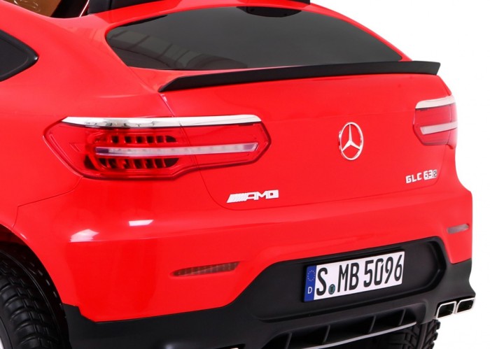 Auto Mercedes GLC 63S dla dzieci Czerwony Suv + Napęd 4x4-10 7068 