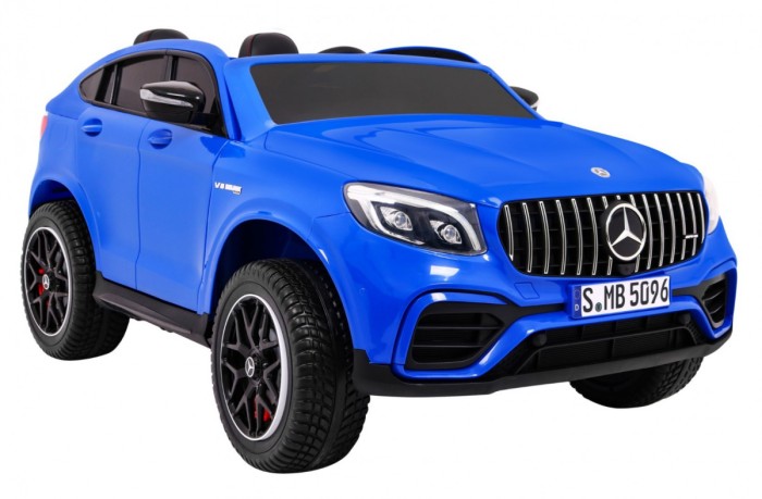 Auto Mercedes GLC 63S dla dzieci - Niebieski SUV + Napęd 4x4-7 7069 
