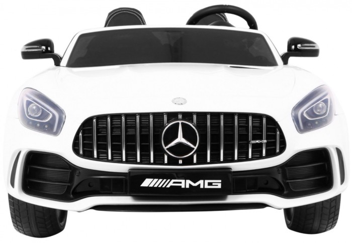 Mercedes-Benz GT R dla dzieci Lakier Biały + Napęd 4x4 + Nawiew powietrza + Pilot + EVA + MP3 LED-3 7070 