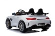Mercedes-Benz GT R dla dzieci Lakier Biały + Napęd 4x4 + Nawiew powietrza + Pilot + EVA + MP3 LED-16 7070 