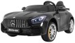 Mercedes-Benz GT R dla dzieci Lakier Czarny + Napęd 4x4 + Nawiew powietrza + Pilot + EVA + MP3 LED-1 7071 