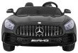 Mercedes-Benz GT R dla dzieci Lakier Czarny + Napęd 4x4 + Nawiew powietrza + Pilot + EVA + MP3 LED-3 7071 