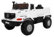 Auto na akumulator Mercedes-Benz Zetros dla dzieci Biały + 2-osobowy + Bagażnik + Pilot-1 7074 