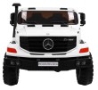 Auto na akumulator Mercedes-Benz Zetros dla dzieci Biały + 2-osobowy + Bagażnik + Pilot-3 7074 