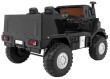 Auto na akumulator Mercedes-Benz Zetros dla dzieci Czarny + 2-osobowy + Bagażnik + Pilot-7 7075 