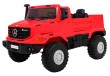 Auto na akumulator Mercedes-Benz Zetros dla dzieci Czerwony + 2-osobowy + Bagażnik + Pilot-1 7076 