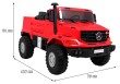 Auto na akumulator Mercedes-Benz Zetros dla dzieci Czerwony + 2-osobowy + Bagażnik + Pilot-2 7076 