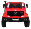 Auto na akumulator Mercedes-Benz Zetros dla dzieci Czerwony + 2-osobowy + Bagażnik + Pilot-3 7076 