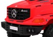 Auto na akumulator Mercedes-Benz Zetros dla dzieci Czerwony + 2-osobowy + Bagażnik + Pilot-13 7076 