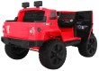 Auto na akumulator Mighty Jeep dla dzieci Czerwony + 2-osobowy + Napęd 4x4 + 2 bagażniki-3 7078 