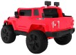 Auto na akumulator Mighty Jeep dla dzieci Czerwony + 2-osobowy + Napęd 4x4 + 2 bagażniki-8 7078 