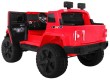Auto na akumulator Mighty Jeep dla dzieci Czerwony + 2-osobowy + Napęd 4x4 + 2 bagażniki-9 7078 