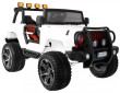 Auto terenowe typu jeep Monster 4x4 dla dzieci Biały + Pilot + Regulacja siedzenia + Wolny Start + MP3 LED + Bagażnik + Plecak-3 7080 