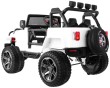 Auto terenowe typu jeep Monster 4x4 dla dzieci Biały + Pilot + Regulacja siedzenia + Wolny Start + MP3 LED + Bagażnik + Plecak-4 7080 