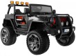 Auto terenowe typu jeep Monster 4x4 dla dzieci Czarny + Pilot + Regulacja siedzenia + Wolny Start + MP3 LED + Bagażnik + Plecak-2 7081 
