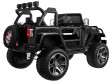 Auto terenowe typu jeep Monster 4x4 dla dzieci Czarny + Pilot + Regulacja siedzenia + Wolny Start + MP3 LED + Bagażnik + Plecak-3 7081 