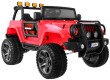 Auto terenowe typu jeep Monster 4x4 dla dzieci Czerwony + Pilot + Regulacja siedzenia + MP3 LED + Bagażnik + Plecak-3 7082 