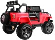 Auto terenowe typu jeep Monster 4x4 dla dzieci Czerwony + Pilot + Regulacja siedzenia + MP3 LED + Bagażnik + Plecak-4 7082 