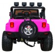 Auto terenowe typu jeep Monster 4x4 dla dzieci Różowy + Pilot + Regulacja siedzenia + Wolny Start + MP3 LED + Bagażnik + Plecak-6 7083 