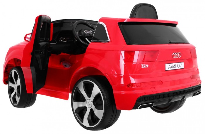 Audi Q7 Lift SUV na akumulator dla dzieci Czerwony + Pilot + Wolny Start + Ekoskóra + MP3 LED-5 7086 