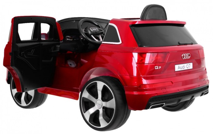 Audi Q7 Lift na akumulator dla dzieci Lakier Czerwony + Pilot + Wolny Start + EVA + MP3 LED-3 7088 