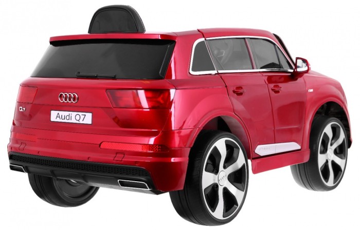 Audi Q7 Lift na akumulator dla dzieci Lakier Czerwony + Pilot + Wolny Start + EVA + MP3 LED-5 7088 