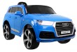 Audi Q7 Lift na akumulator dla dzieci Lakier Niebieski + Pilot + Wolny Start + EVA + MP3 LED-1 7089 