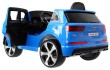 Audi Q7 Lift na akumulator dla dzieci Lakier Niebieski + Pilot + Wolny Start + EVA + MP3 LED-4 7089 