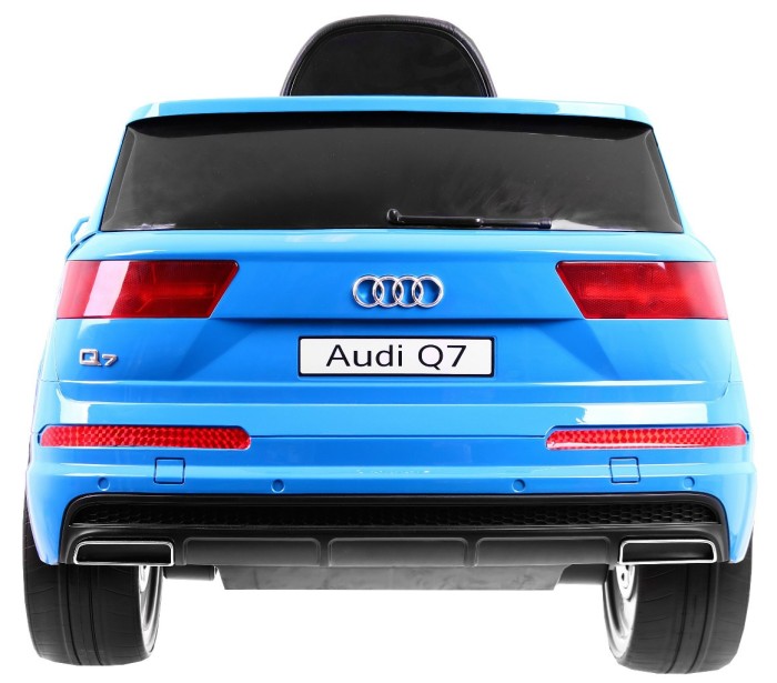 Audi Q7 Lift na akumulator dla dzieci Lakier Niebieski + Pilot + Wolny Start + EVA + MP3 LED-8 7089 