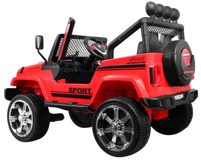 Autko terenowe Raptor Drifter Czerwony + Pilot + Napęd 4x4 + Schowek + Wolny Start + MP3 LED-2 7100 