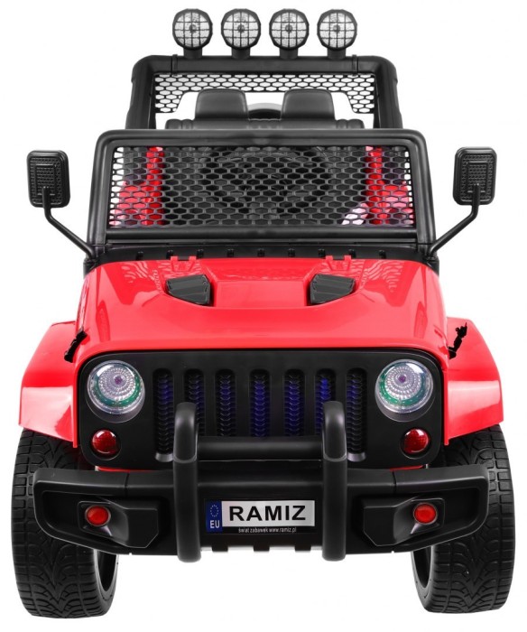 Autko terenowe Raptor Drifter Czerwony + Pilot + Napęd 4x4 + Schowek + Wolny Start + MP3 LED-5 7100 