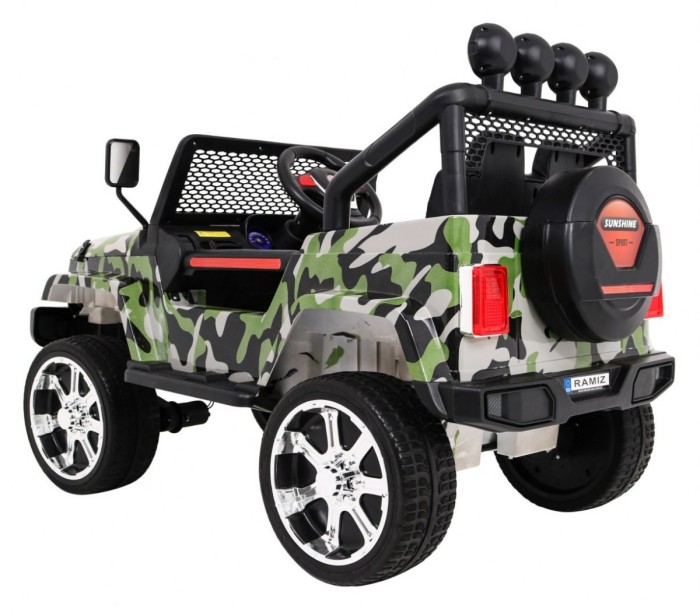 Autko terenowe Raptor Drifter Moro + Pilot + Napęd 4x4 + Schowek + Wolny Start + MP3 LED-4 7101 