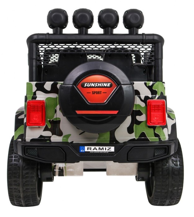 Autko terenowe Raptor Drifter Moro + Pilot + Napęd 4x4 + Schowek + Wolny Start + MP3 LED-5 7101 