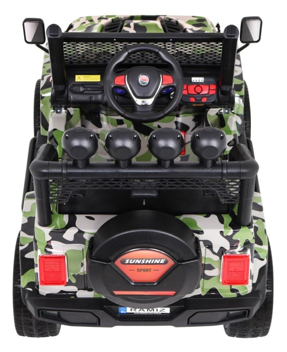 Autko terenowe Raptor Drifter Moro + Pilot + Napęd 4x4 + Schowek + Wolny Start + MP3 LED-6 7101 