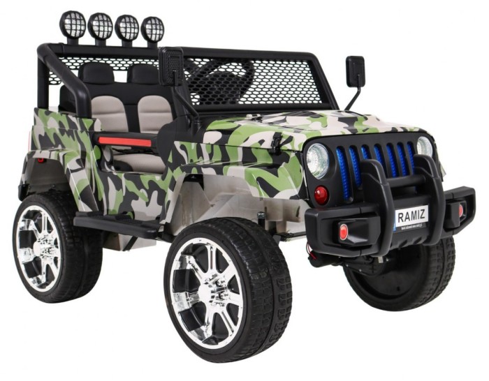 Autko terenowe Raptor Drifter Moro + Pilot + Napęd 4x4 + Schowek + Wolny Start + MP3 LED-8 7101 