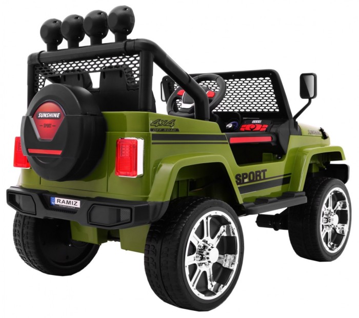 Autko terenowe Raptor Drifter Zielony + Pilot + Napęd 4x4 + Schowek + Wolny Start + MP3 LED-2 7104 