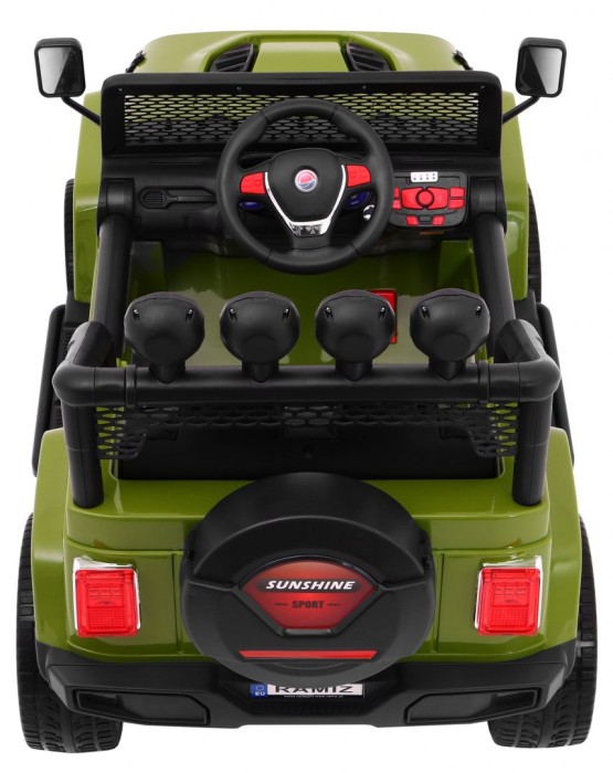 Autko terenowe Raptor Drifter Zielony + Pilot + Napęd 4x4 + Schowek + Wolny Start + MP3 LED-4 7104 