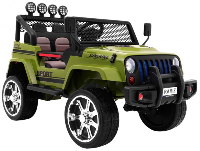 Autko terenowe Raptor Drifter Zielony + Pilot + Napęd 4x4 + Schowek + Wolny Start + MP3 LED-5 7104 