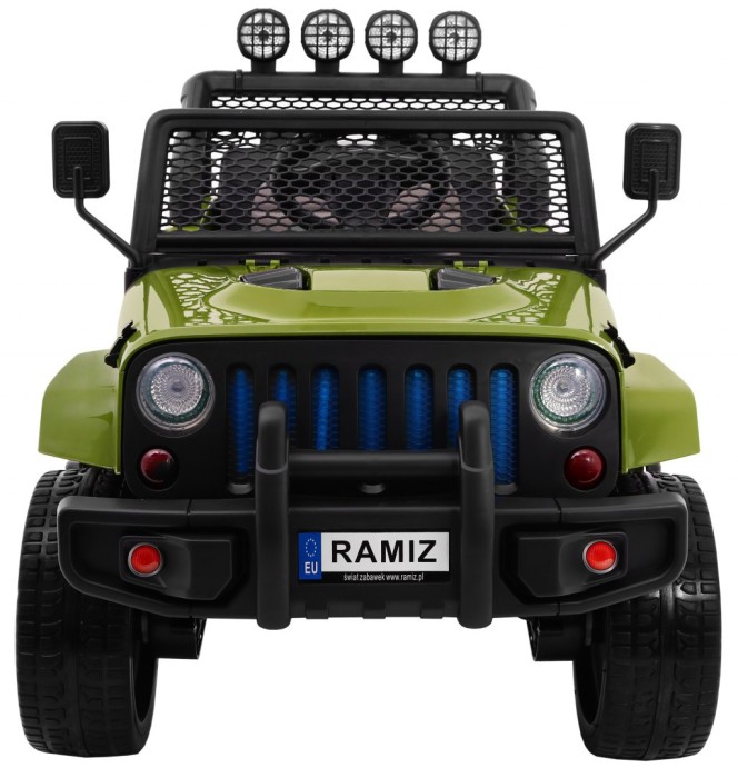 Autko terenowe Raptor Drifter Zielony + Pilot + Napęd 4x4 + Schowek + Wolny Start + MP3 LED-6 7104 