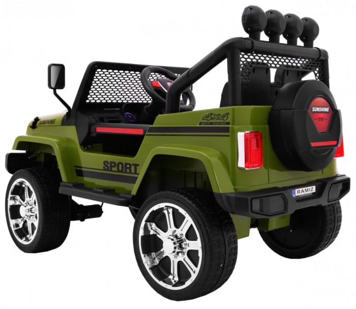 Autko terenowe Raptor Drifter Zielony + Pilot + Napęd 4x4 + Schowek + Wolny Start + MP3 LED-7 7104 