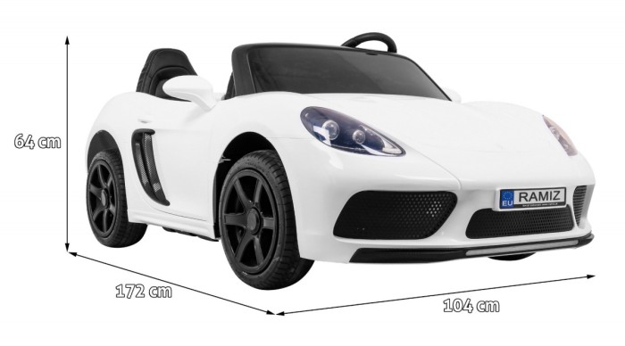 Perfecta Auto dla 2 dzieci Biały-2 7105 
