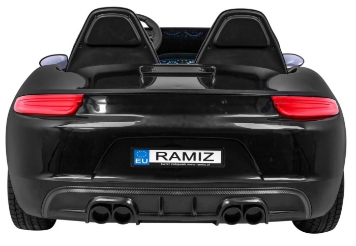 Perfecta Auto dla 2 dzieci Czarny + Pompowane koła + Silnik bezszczotkowy + MP3 LED + Wolny Start-7 7106 
