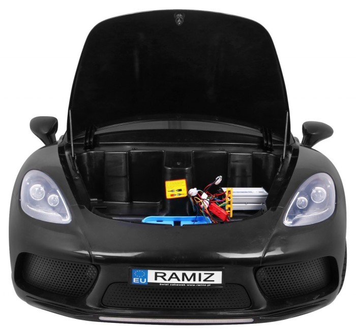 Perfecta Auto dla 2 dzieci Czarny + Pompowane koła + Silnik bezszczotkowy + MP3 LED + Wolny Start-13 7106 