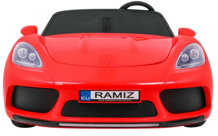 Perfecta Auto dla 2 dzieci Czerwony + Pompowane koła + Silnik bezszczotkowy + MP3 LED + Wolny Start-3 7107 