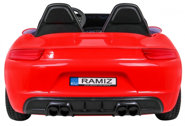 Perfecta Auto dla 2 dzieci Czerwony + Pompowane koła + Silnik bezszczotkowy + MP3 LED + Wolny Start-8 7107 