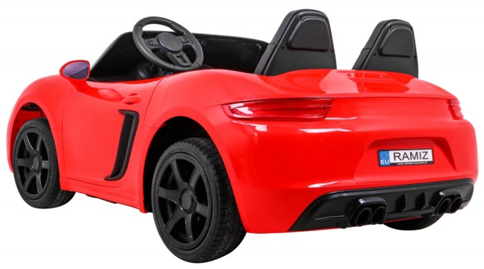 Perfecta Auto dla 2 dzieci Czerwony + Pompowane koła + Silnik bezszczotkowy + MP3 LED + Wolny Start-10 7107 