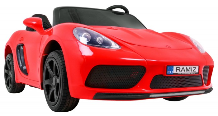 Perfecta Auto dla 2 dzieci Czerwony + Pompowane koła + Silnik bezszczotkowy + MP3 LED + Wolny Start-11 7107 