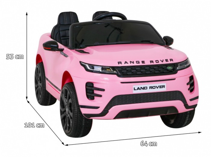 Range Rover Evoque na akumulator dla dzieci Różowy SUV + Pilot-2 7113 