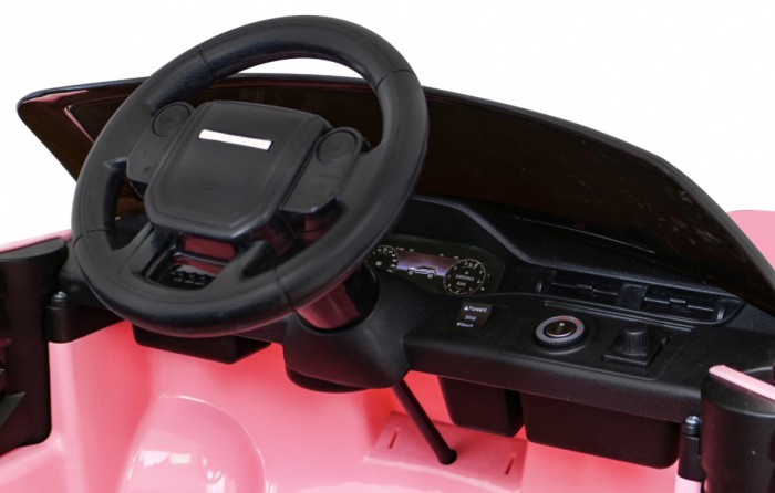 Range Rover Evoque na akumulator dla dzieci Różowy SUV + Pilot-8 7113 