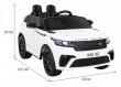 Range Rover Velar na akumulator Biały + Pilot + EVA + Wolny Start + MP3 LED-2 7118 